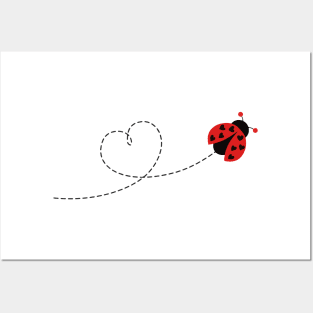 Lady Bug Love Posters and Art